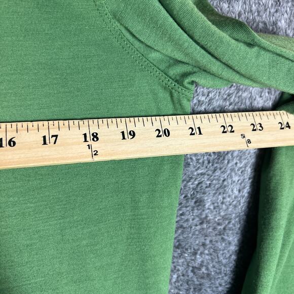 super.natural Shirt Mens Large Green Technical Performance Wool Base Layer Blend - Picture 6 of 8